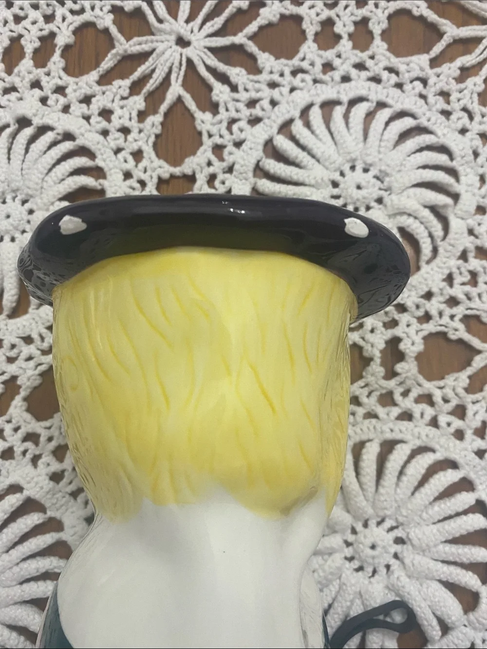 Vintage Susan Paley Hand-Painted  Ceramic Lady Vase “Hillary”